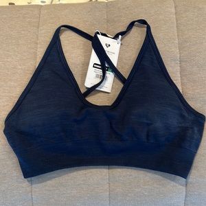 Women’s best define seamless navy sports bra NWT